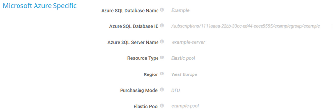 Microsoft Azure Specific Microsoft Azure Specific