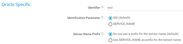 Oracle Specific Oracle Specific